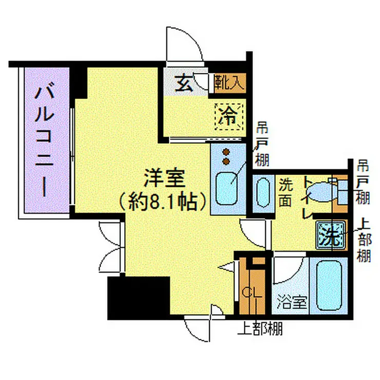 クレイシア五反田駅前 9階階 間取り