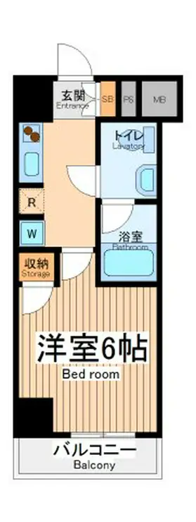 リガーレ大和ステーションプラザ 6階階 間取り