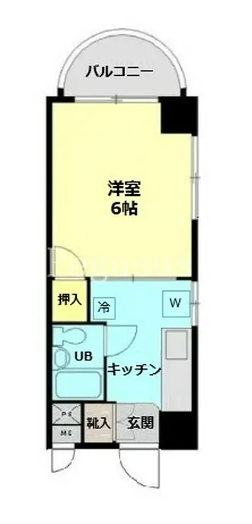 マリンロードダイヤモンドパレス 3階階 間取り