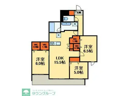 アレーズKASHIWANOHA(3LDK/3階)の間取り写真