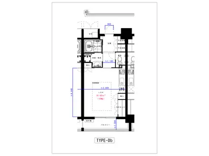 FLAT 北堀江(ワンルーム/10階)の間取り写真