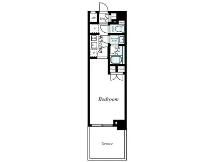 スカイコート押上壱番館(1K/1階)の間取り写真