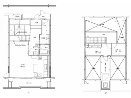 コーシャハイツ瓜破(1SLDK/10階)の間取り写真