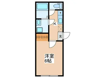 立石8丁目(1K/3階)の間取り写真