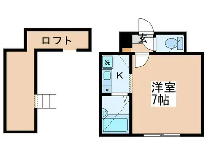 LILIENBERG(1K/1階)の間取り写真