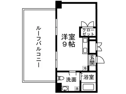 ハルグラン柿生(ワンルーム/5階)の間取り写真