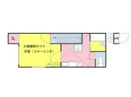 S・K上池袋(1K/2階)の間取り写真