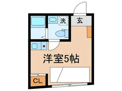 HJ PLACE TAKADANOBABA(ワンルーム/4階)の間取り写真