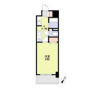 テルミオ常滑(1K/7階)の間取り写真