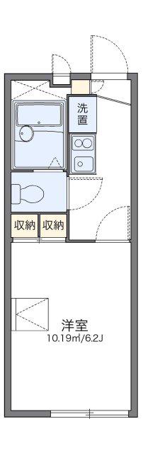 レオパレス青崎(1K/1階)の間取り写真