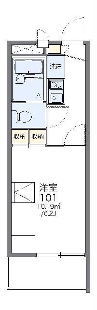 レオパレスエスペランサ(1K/3階)の間取り写真
