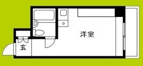 ライオンズマンション新大阪第5(ワンルーム/11階)の間取り写真