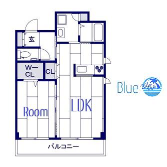 CHERRY HOUSE VI(1LDK/3階)の間取り写真