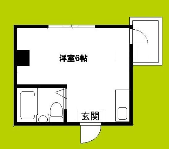 TAIHO ノーブル京橋(ワンルーム/5階)の間取り写真