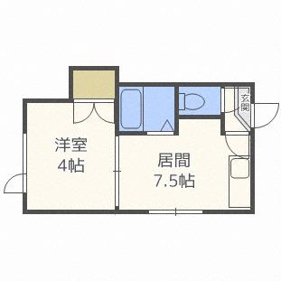 アーバンコートY・T(1DK/3階)の間取り写真