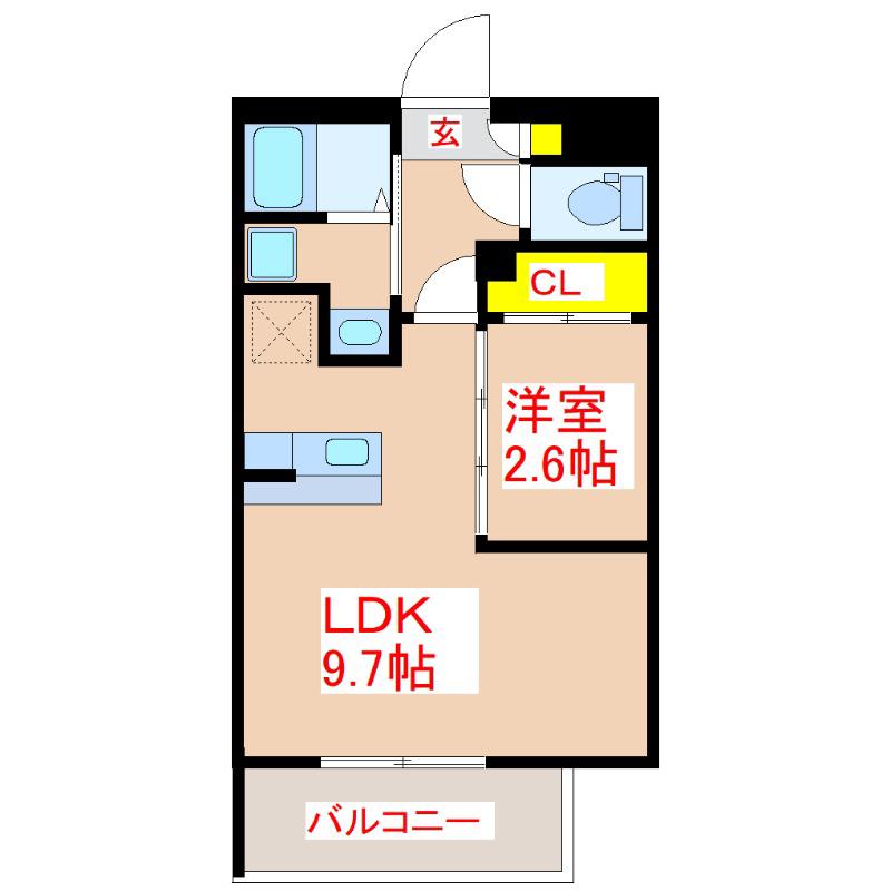 YSBLD.22(1LDK/3階)の間取り写真
