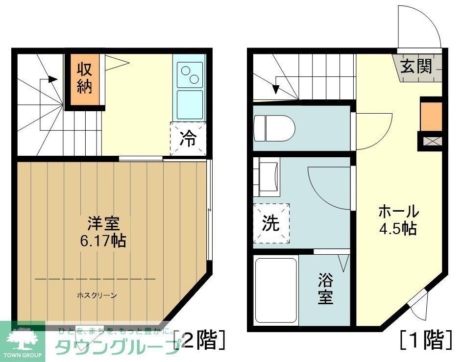 フルセイル豊田(1SK/1階)の間取り写真