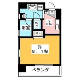 共同ハイツ西大須(1K/9階)の間取り写真
