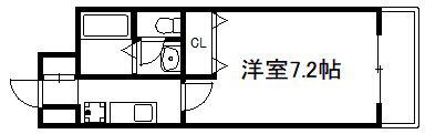 アーバンコート・まはたぎ(1K/6階)の間取り写真