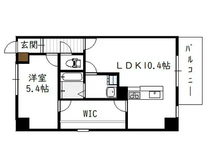 KO OLINA UKINOJO(1LDK/7階)の間取り写真