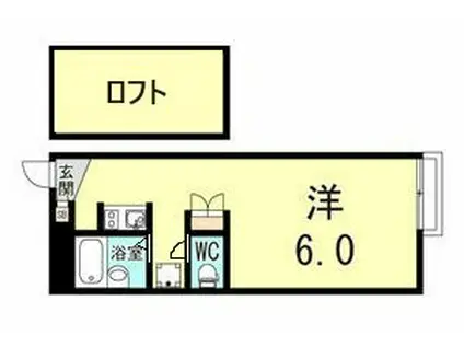 レオパレスYOSHIZAWA(1K/2階)の間取り写真
