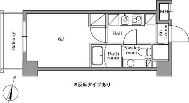 レジディア中村橋 3階階 間取り