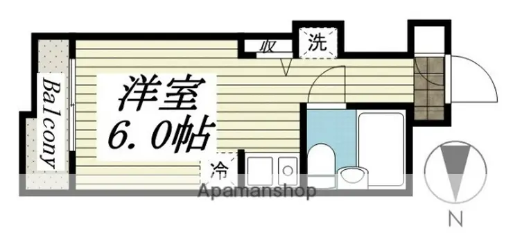 コンフォート長津田 3階階 間取り