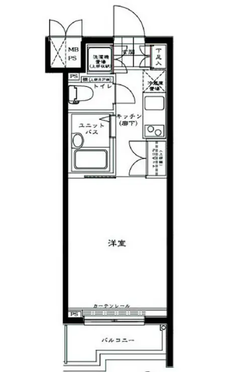 ルーブル早稲田 3階階 間取り