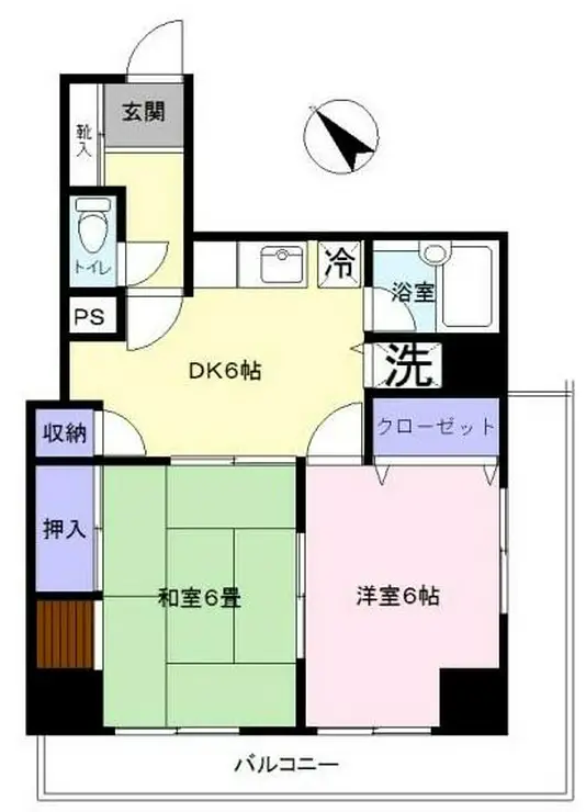 日興パレス東山 8階階 間取り