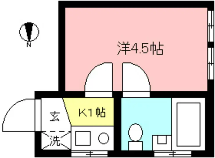 多摩リバーハイツ 1階階 間取り