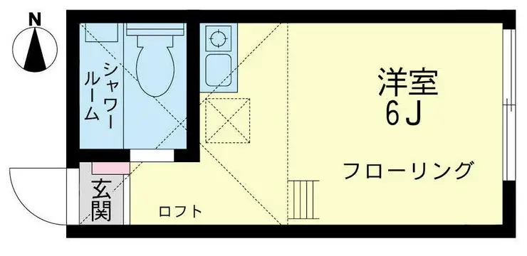 ユナイト鶴見イスタンブール 2階階 間取り