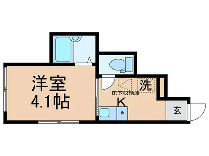西新井本町BASE(1K/1階)の間取り写真