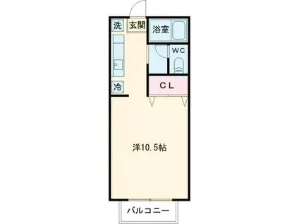コンフォートTANAKA(1K/1階)の間取り写真