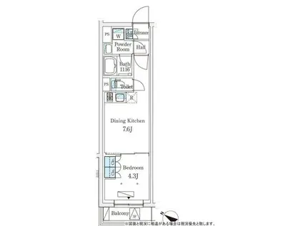 参宮橋ビューアパートメント(1DK/2階)の間取り写真