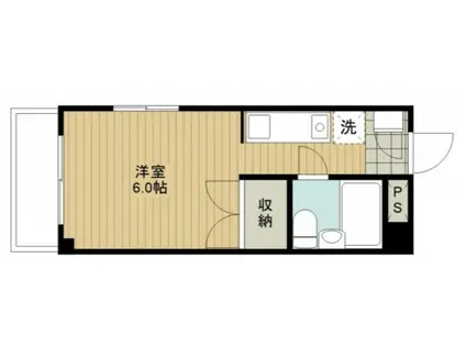 メゾン・ド・フジ大宮(ワンルーム/8階)の間取り写真