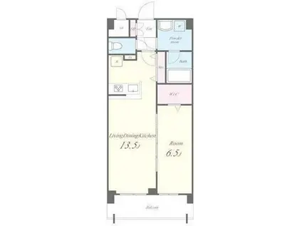 STELLA MARIS(1LDK/7階)の間取り写真