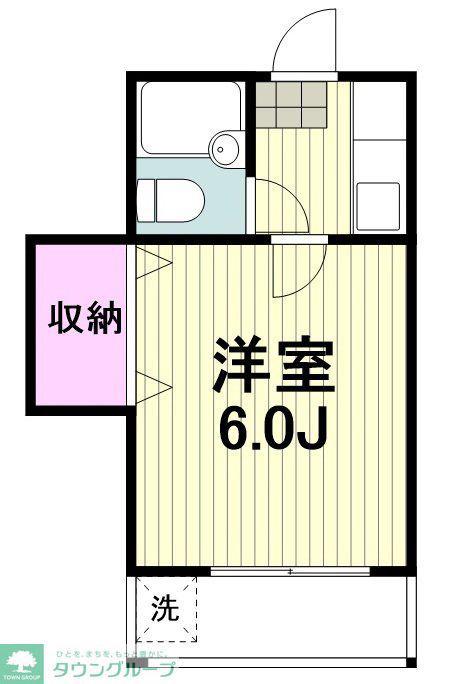 メゾンエトワーレ(1K/2階)の間取り写真
