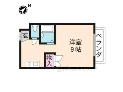 森下マンションI(1K/2階)の間取り写真