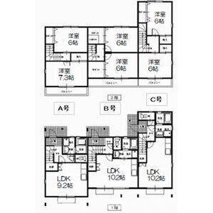 パークイースト(2LDK/1階)の間取り写真