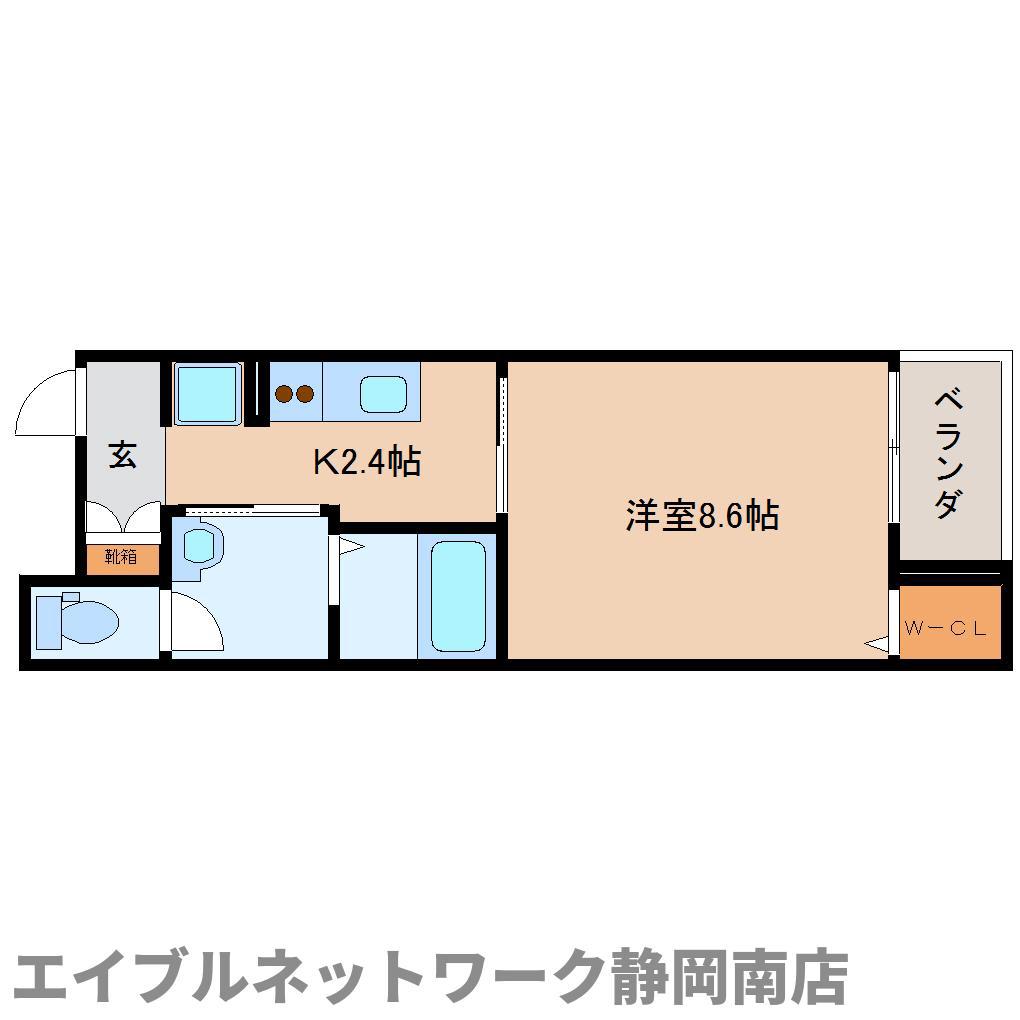 セレーノ・M(1K/1階)の間取り写真