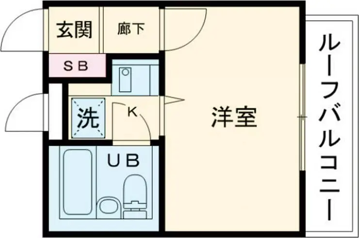 ライオンズマンション三鷹関前 4階階 間取り