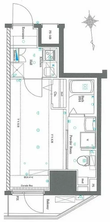 AZEST西川口 9階階 間取り