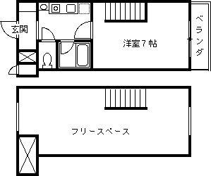 I.T.Y(2K/1階)の間取り写真