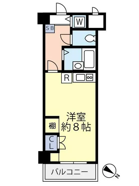 グランヴァン南雪谷 2階階 間取り
