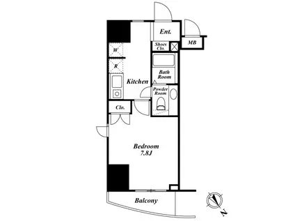 プレミアステージ大塚(1K/5階)の間取り写真