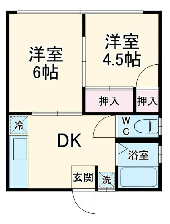 仲町台フェニックスコート 2階階 間取り