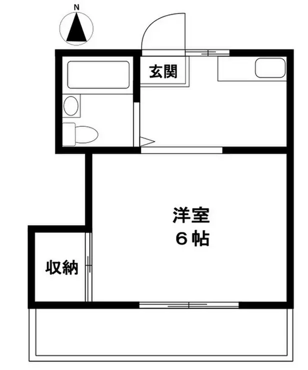 コーポみどり 1階階 間取り