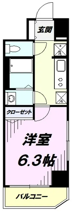 セントランド所沢 5階階 間取り