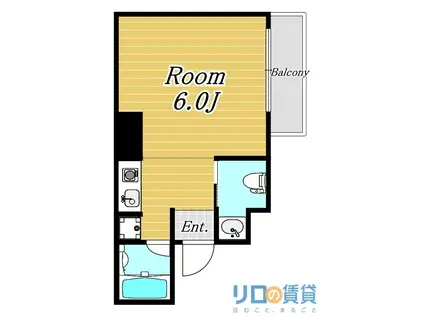 CITYLIFEプレサンス新大阪(ワンルーム/9階)の間取り写真