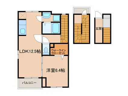 ティサ 光輝(1LDK/3階)の間取り写真
